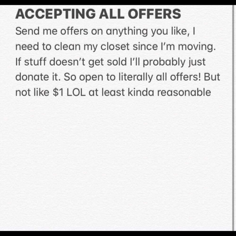 Send me offers!!